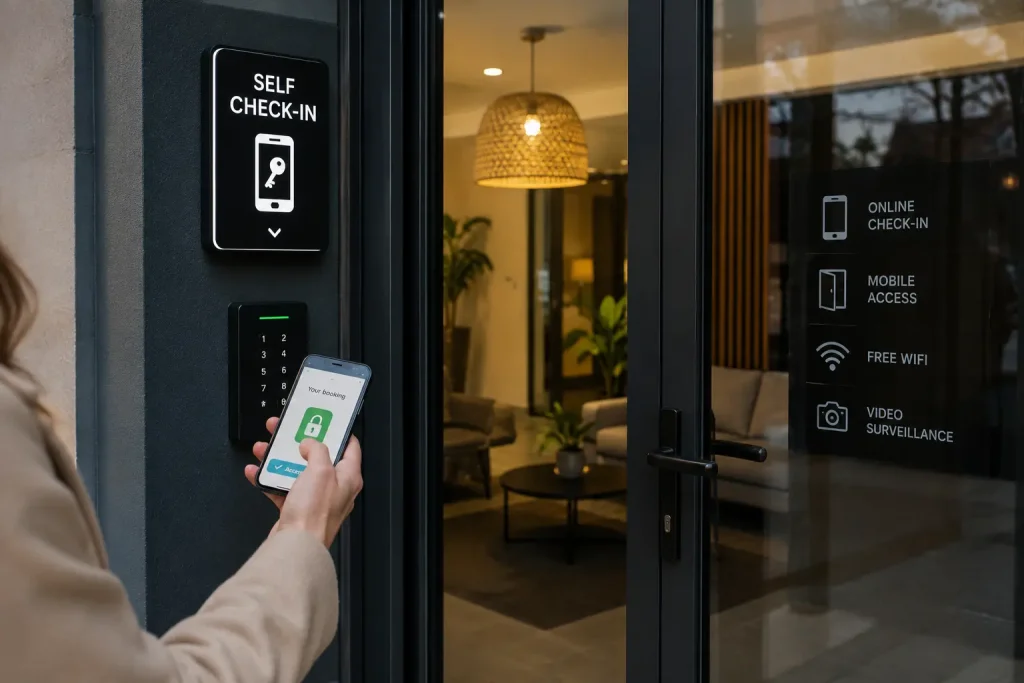 Logement sans réception : les hôtels entièrement autonomes